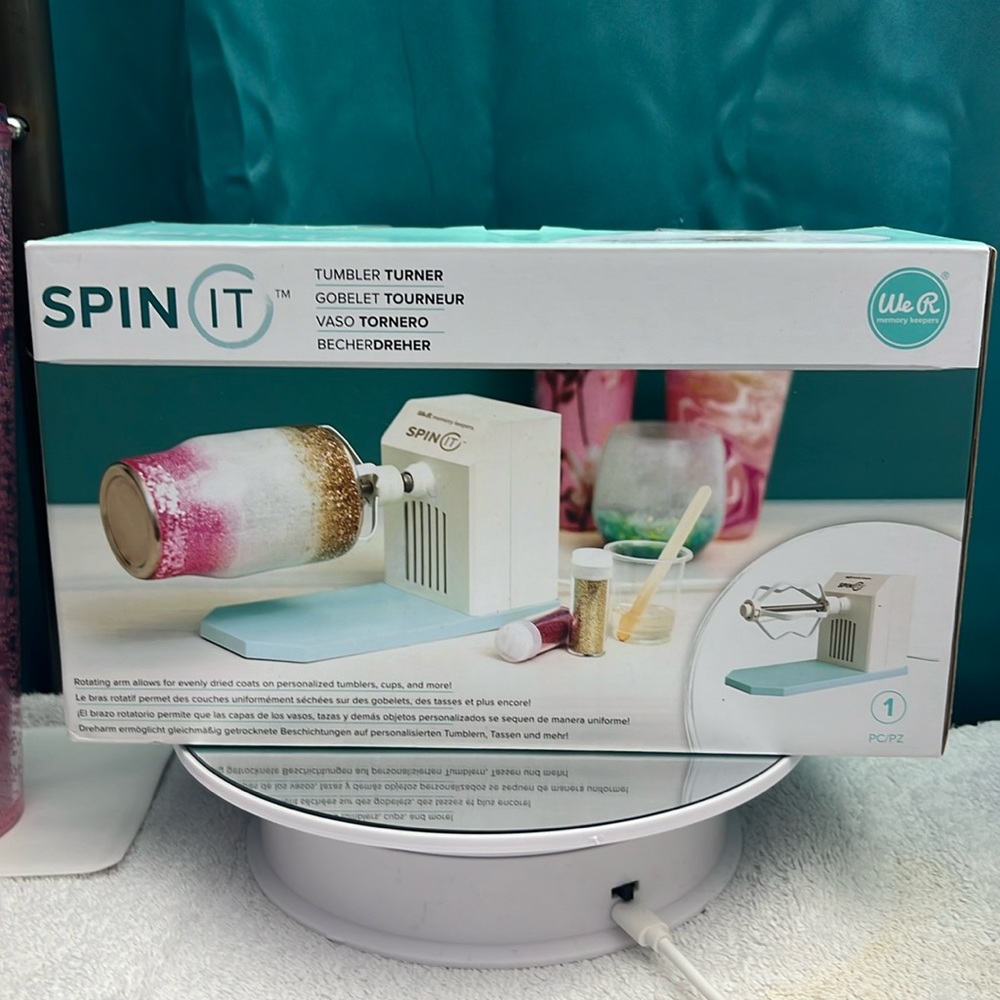 Spin it tumbler turner
